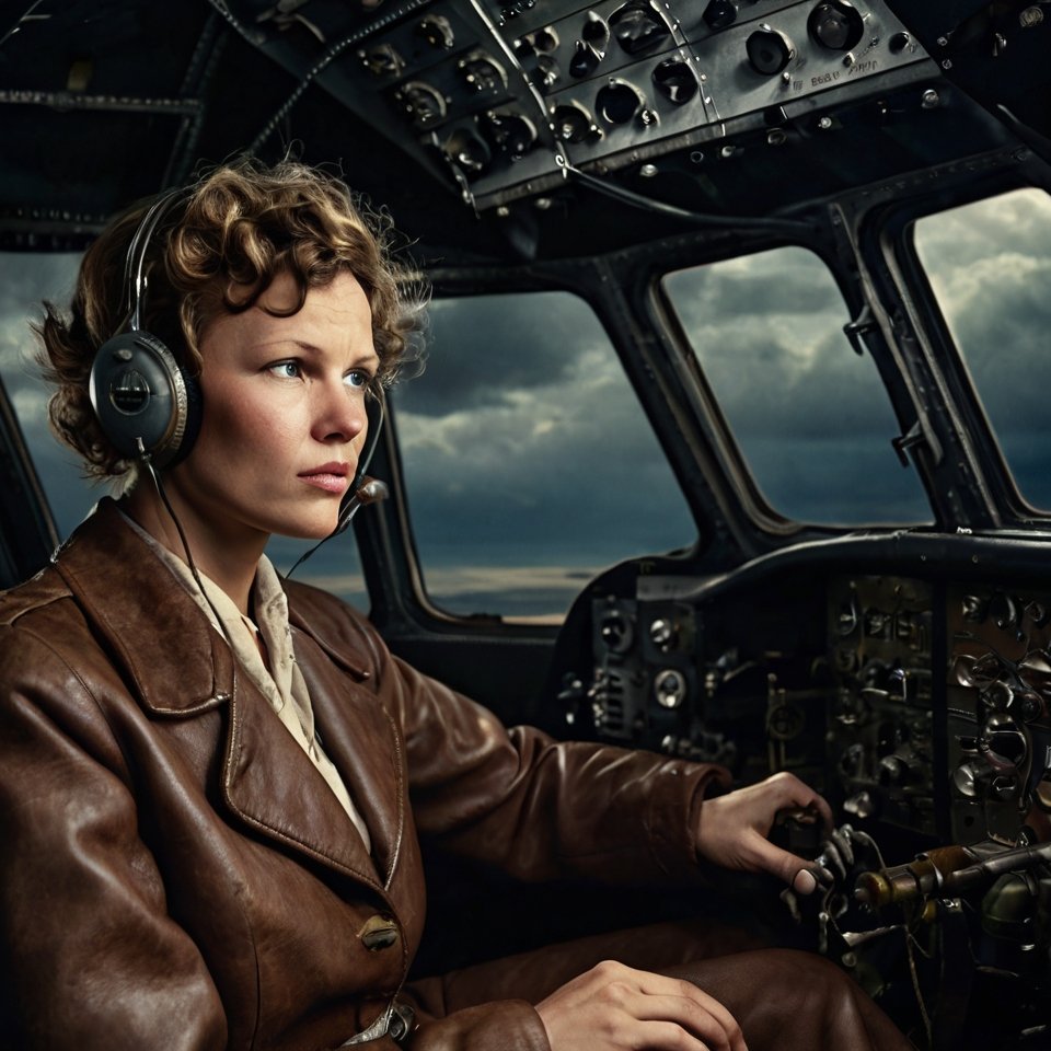 Amelia Earhart's last transmission as she tries to contact the U.S. Coast Guard.