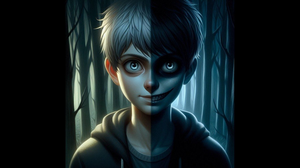 The Face That Haunts the Dark (1) Jeff the Killer in the shadows