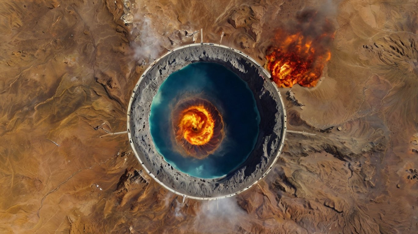The Door to Hell: Crater Growth Over Time