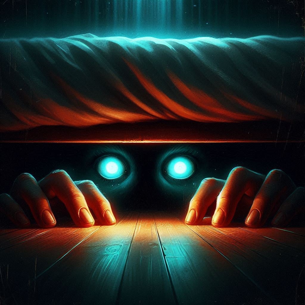 The classic vision of the Boogeyman lurking under a child’s bed